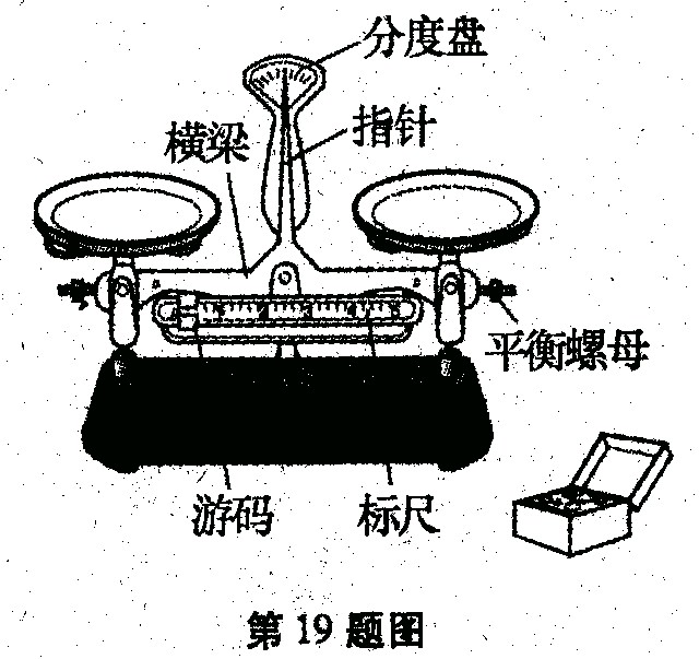 天平游码读数图解图片