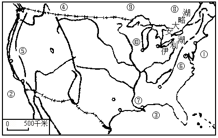 美国地形图手绘图片