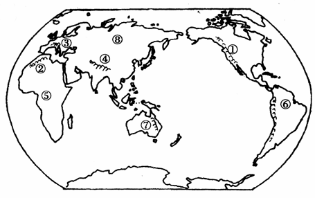 世界地形图黑白轮廓图图片