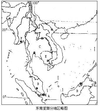 东南亚空白地图可打印图片