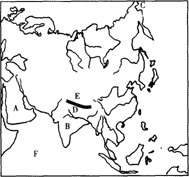 亚洲手绘地图简笔画图片