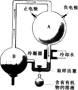 下图是米勒设计的实验装置请据图回答: (1)a烧瓶内注入的气体是氢气