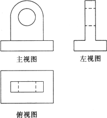 如圖添線補全下面物體的三視圖