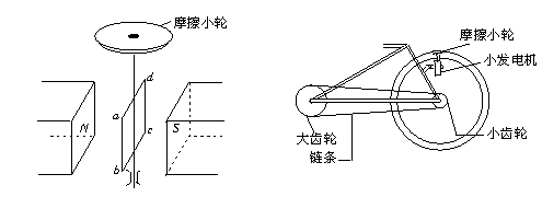 自行车发电装置原理图图片