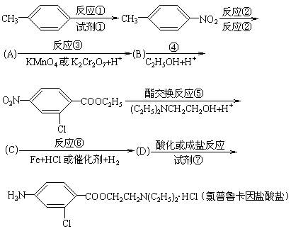 普鲁卡因盐酸盐是一种局部麻醉剂麻醉作用较快较强毒性较低其合成路线