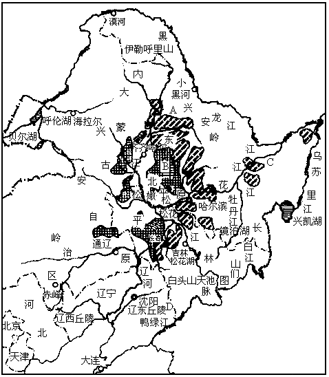 1图中abcd四地属于黑土分布的是地黑土地开垦成耕地后导致肥力下降的