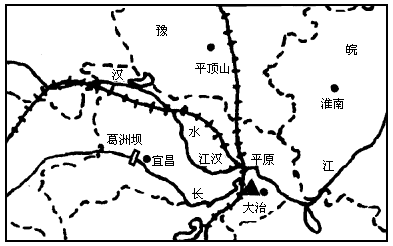 汉江与长江交汇处地图图片