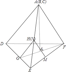 题目如图是正四面体的平面展开图ghmn分别为debeefec的中点在这个正
