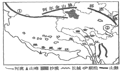 题目下图为青藏地区示意图读图完成下列各题